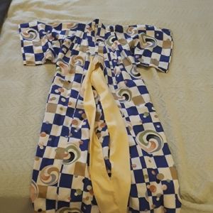 Vintage Baby Boy Art Deco design Japanese Kimono